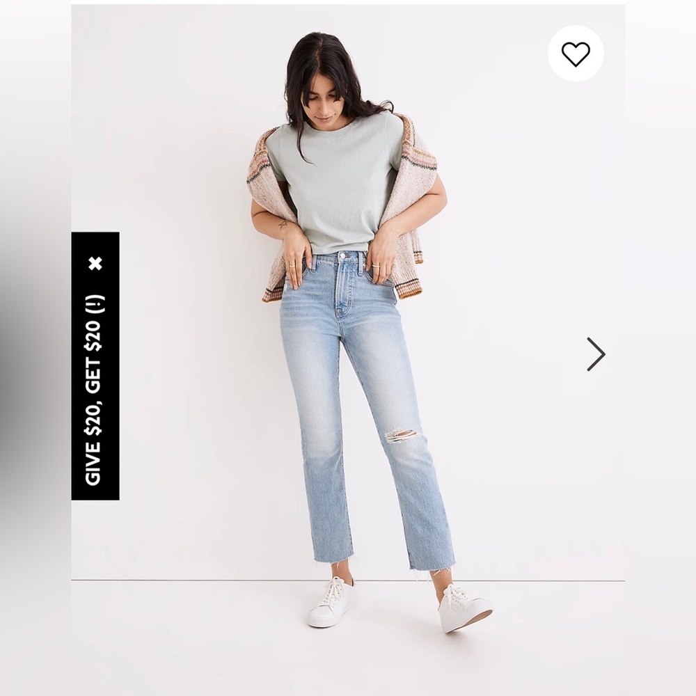 Madewell The Perfect Vintage Jean - size 29